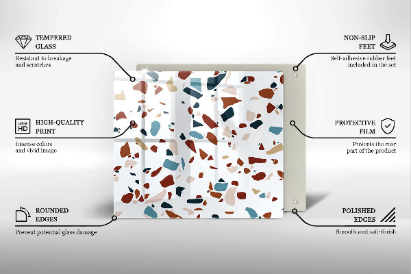 Osłona ściany przy kuchence gazowej Ozdobny kamień