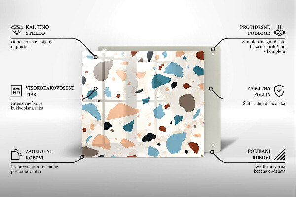 Osłona ściany przy kuchence gazowej Kamień ozdobny gres