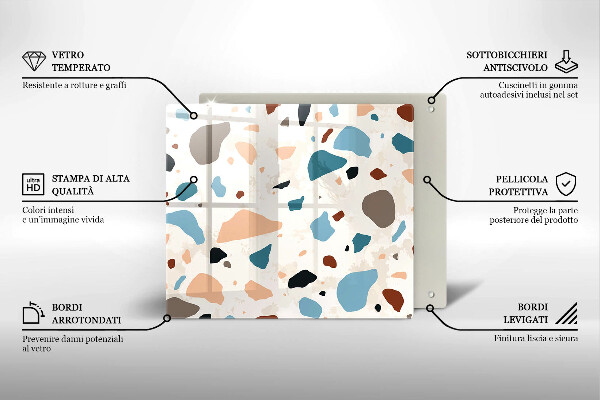 Osłona ściany przy kuchence gazowej Kamień ozdobny gres