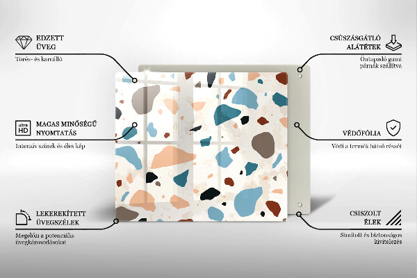 Osłona ściany przy kuchence gazowej Kamień ozdobny gres