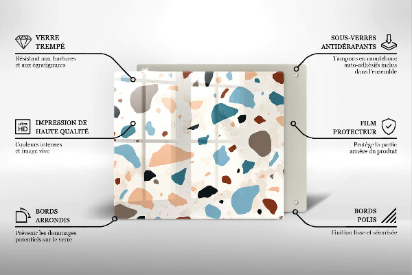 Osłona ściany przy kuchence gazowej Kamień ozdobny gres