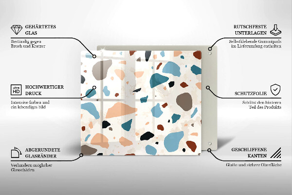 Osłona ściany przy kuchence gazowej Kamień ozdobny gres