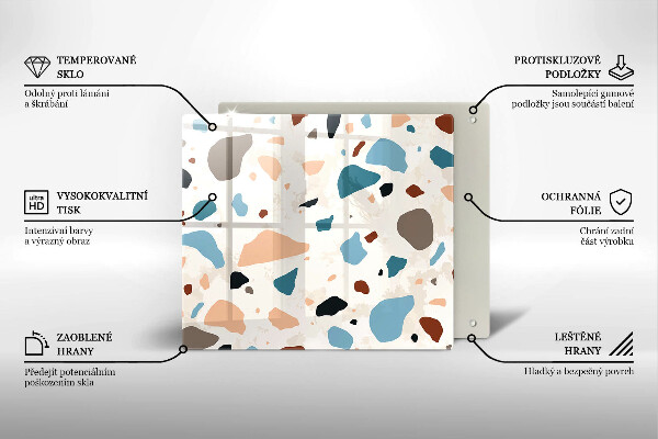 Osłona ściany przy kuchence gazowej Kamień ozdobny gres