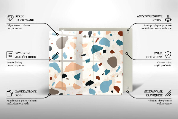 Osłona ściany przy kuchence gazowej Kamień ozdobny gres