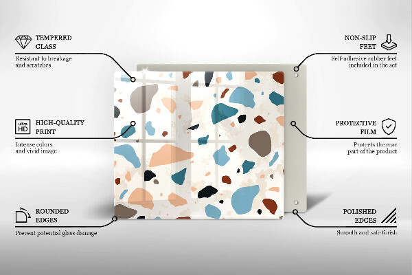 Osłona ściany przy kuchence gazowej Kamień ozdobny gres