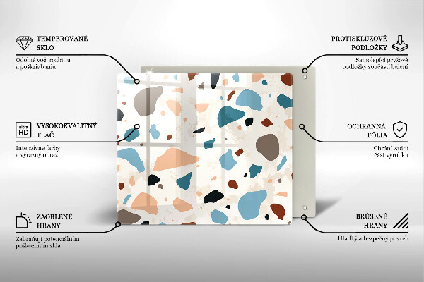 Osłona ściany przy kuchence gazowej Kamień ozdobny gres