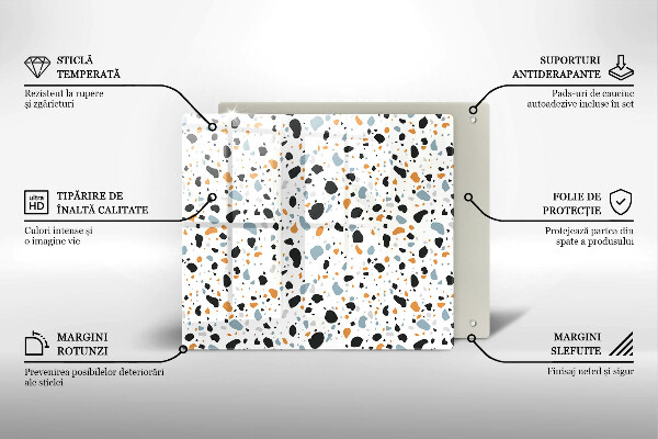 Osłona ściany przy kuchence gazowej Dekoracyjny kamień gres