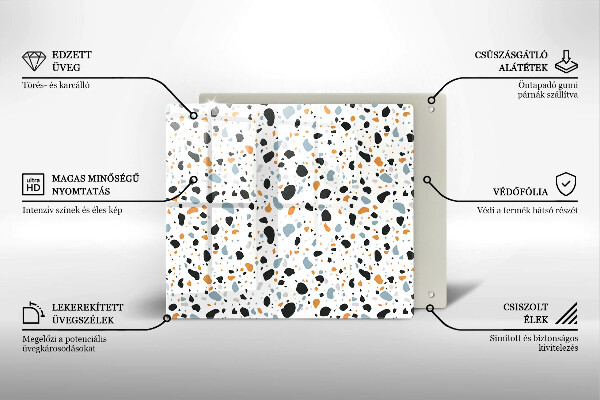 Osłona ściany przy kuchence gazowej Dekoracyjny kamień gres