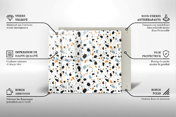 Osłona ściany przy kuchence gazowej Dekoracyjny kamień gres