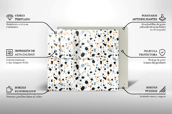 Osłona ściany przy kuchence gazowej Dekoracyjny kamień gres