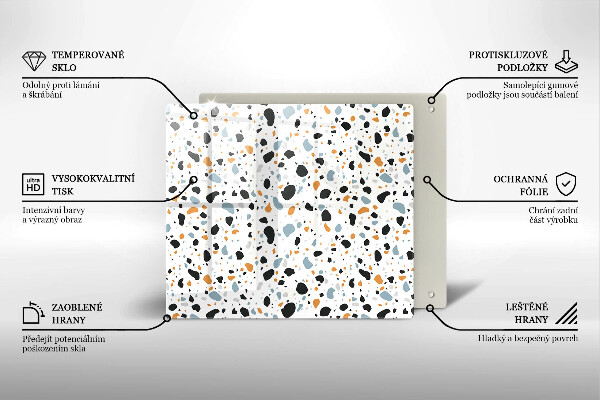 Osłona ściany przy kuchence gazowej Dekoracyjny kamień gres