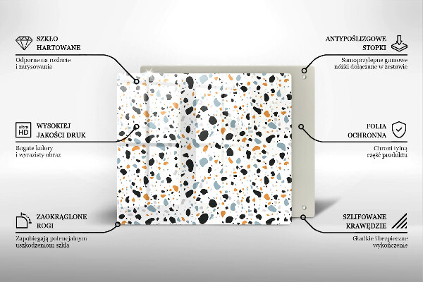 Osłona ściany przy kuchence gazowej Dekoracyjny kamień gres