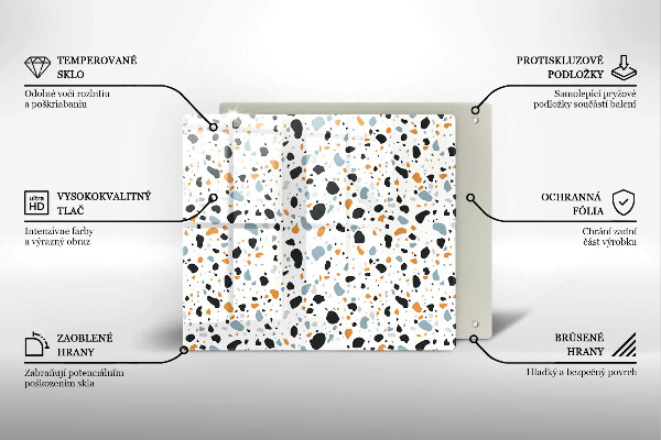 Osłona ściany przy kuchence gazowej Dekoracyjny kamień gres