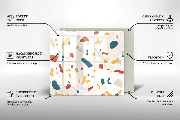 Osłona ściany przy kuchence gazowej Gres dekoracyjny kamień