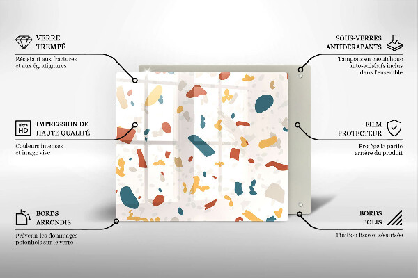 Osłona ściany przy kuchence gazowej Gres dekoracyjny kamień