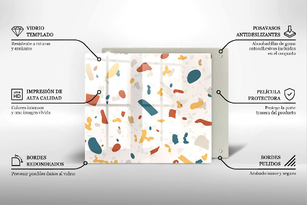 Osłona ściany przy kuchence gazowej Gres dekoracyjny kamień