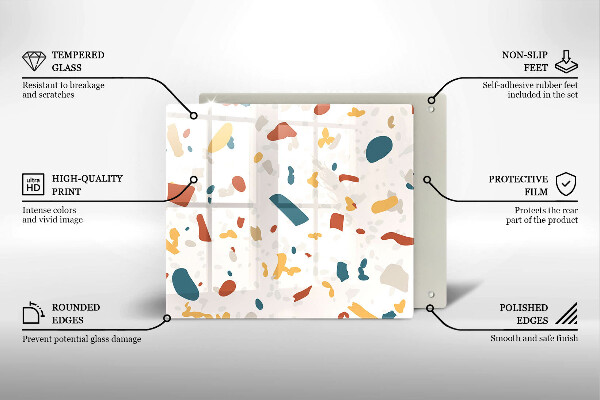 Osłona ściany przy kuchence gazowej Gres dekoracyjny kamień