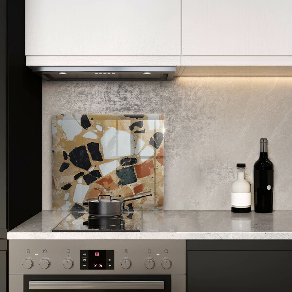 Osłona ściany przy kuchence gazowej Ozdobne kamienie płyta