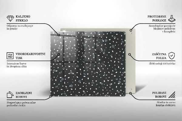 Osłona ściany przy kuchence gazowej Ozdobny kamień