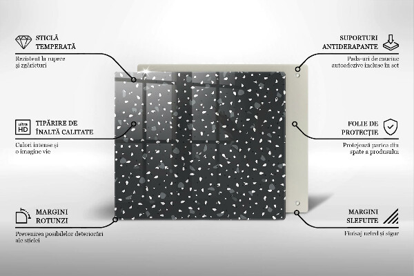 Osłona ściany przy kuchence gazowej Ozdobny kamień