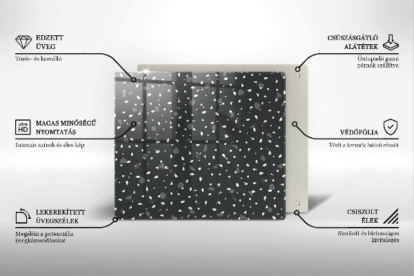 Osłona ściany przy kuchence gazowej Ozdobny kamień