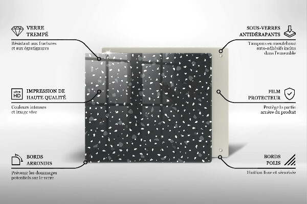 Osłona ściany przy kuchence gazowej Ozdobny kamień