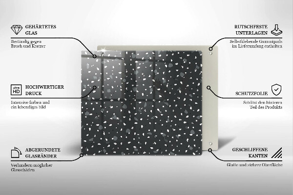 Osłona ściany przy kuchence gazowej Ozdobny kamień