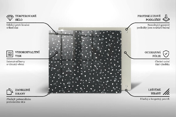 Osłona ściany przy kuchence gazowej Ozdobny kamień