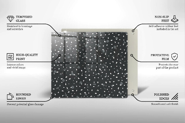 Osłona ściany przy kuchence gazowej Ozdobny kamień