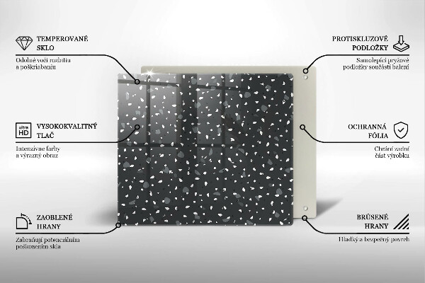 Osłona ściany przy kuchence gazowej Ozdobny kamień