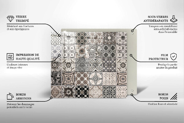 Osłona ściany przy kuchence gazowej Płytki ozdobne kafelki