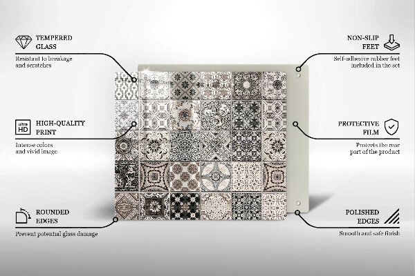 Osłona ściany przy kuchence gazowej Płytki ozdobne kafelki