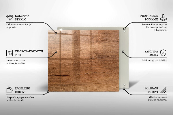 Osłona ściany przy kuchence gazowej Drewno tekstura