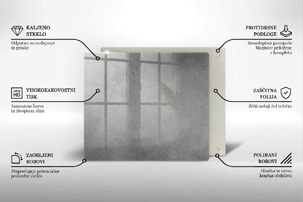 Płyta ochronna na kuchenkę Tło tekstura beton
