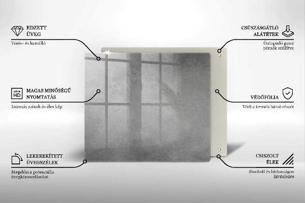 Płyta ochronna na kuchenkę Tło tekstura beton
