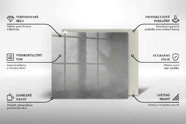Płyta ochronna na kuchenkę Tło tekstura beton