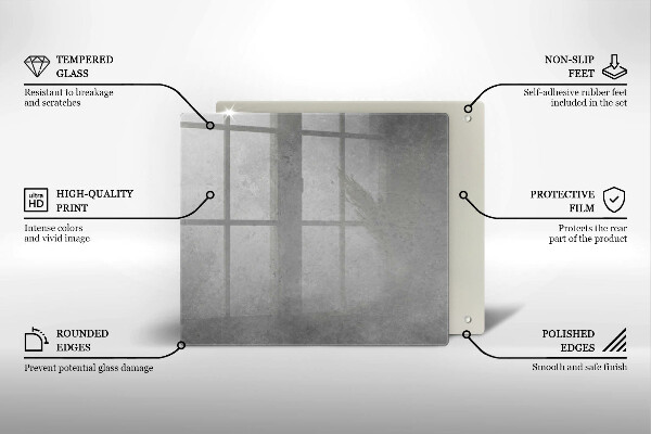 Płyta ochronna na kuchenkę Tło tekstura beton