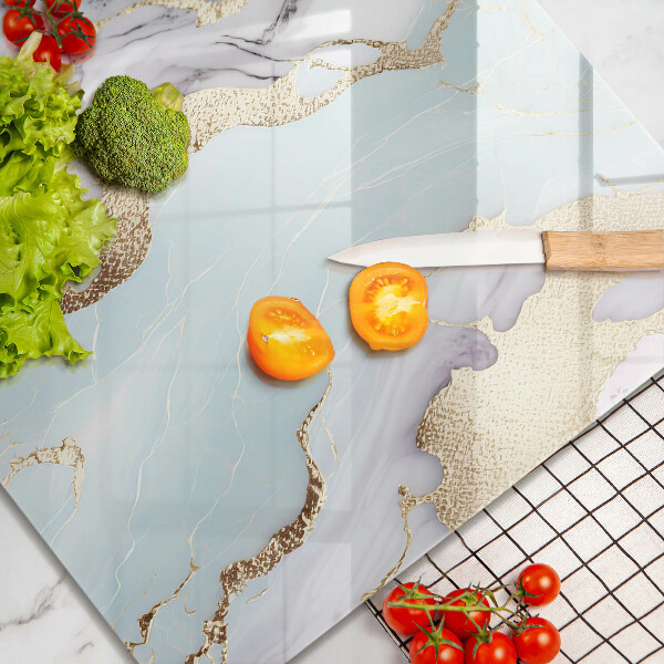 Osłona ściany przy kuchence gazowej Pastelowy marmur