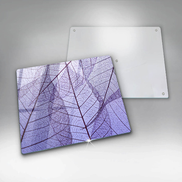 Osłona ściany przy kuchence gazowej Liście z żyłkami