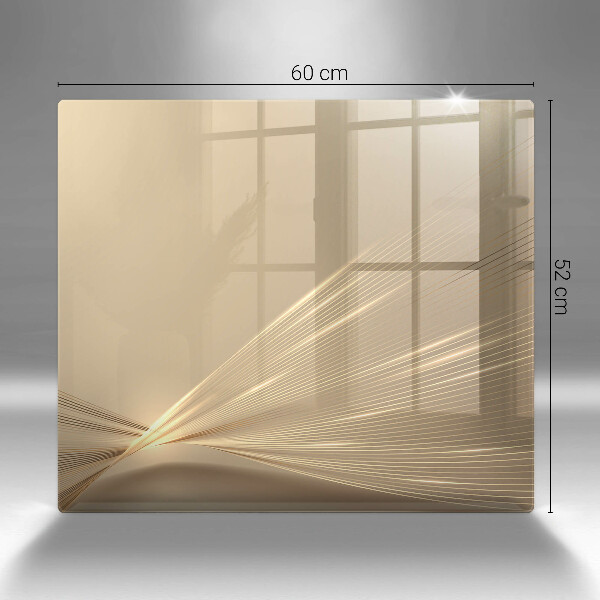 Osłona ściany przy kuchence gazowej Nowoczesna abstrakcja