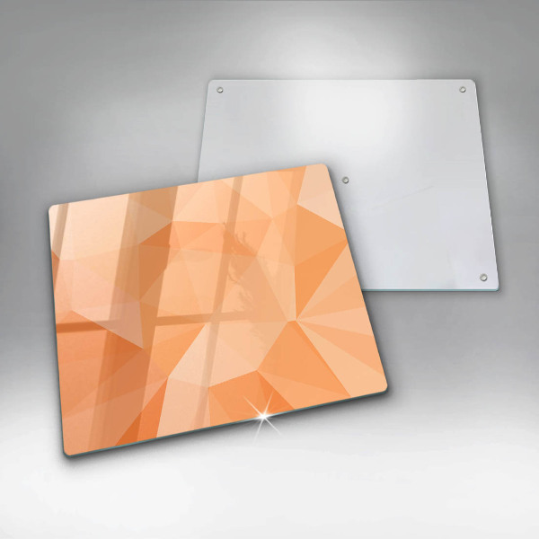 Osłona ściany przy kuchence gazowej Geometryczne tło