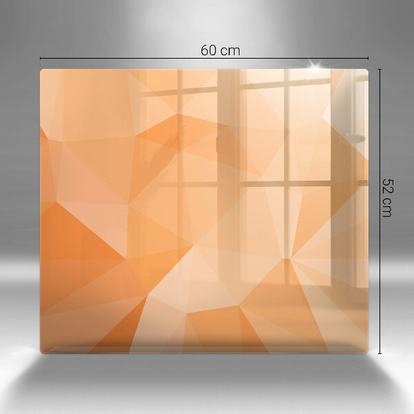 Osłona ściany przy kuchence gazowej Geometryczne tło