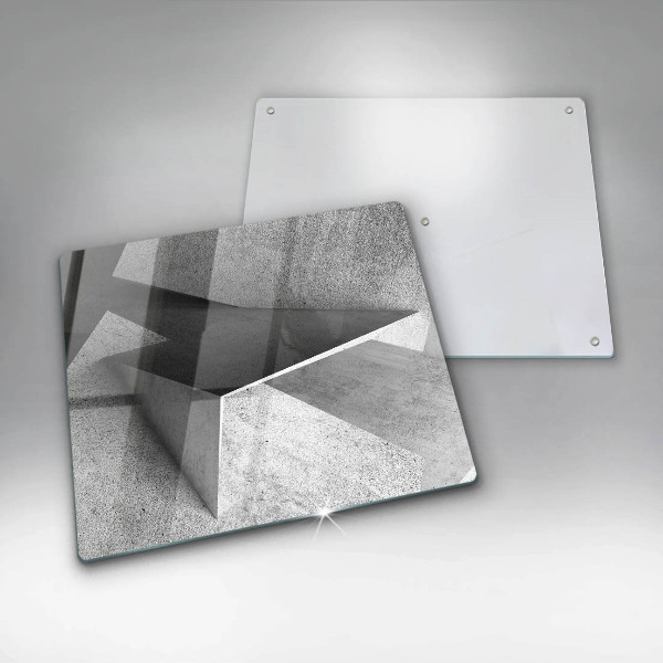 Osłona blatu kuchennego Betonowa abstrakcja