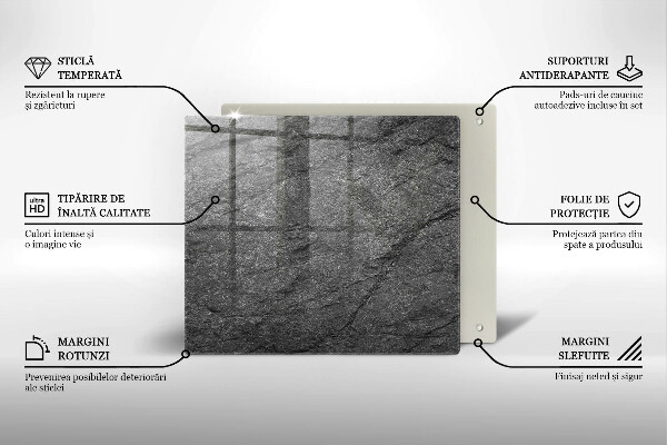 Osłona ściany przy kuchence gazowej Tekstura kamień