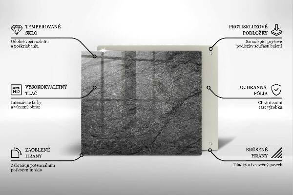 Osłona ściany przy kuchence gazowej Tekstura kamień