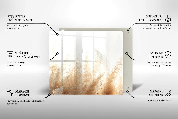 Osłona ściany przy kuchence gazowej Trawa pampasowa