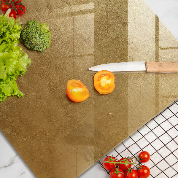 Osłona ściany przy kuchence gazowej Tło tekstura złota