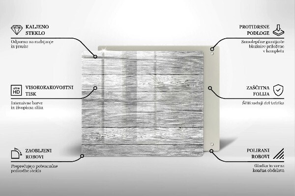 Osłona ściany przy kuchence gazowej Drewno stare deski