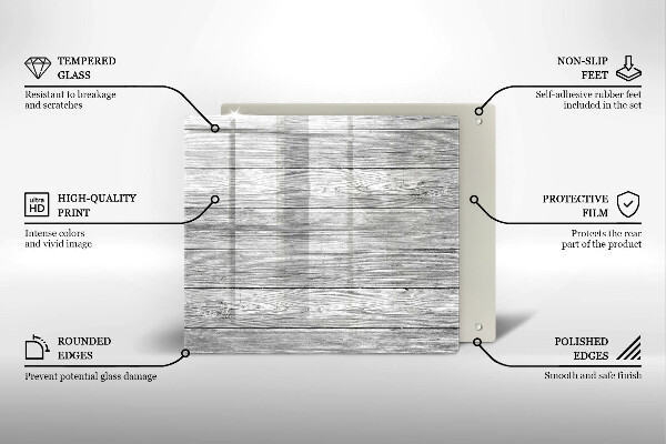 Osłona ściany przy kuchence gazowej Drewno stare deski