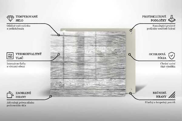 Osłona ściany przy kuchence gazowej Drewno stare deski
